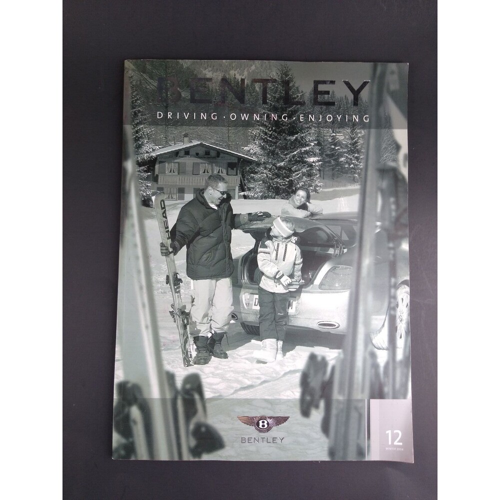 The Official Magazine Bentley Motors Issue 12 Winter 2004 Vintage High End Ads